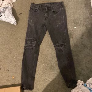 Old Navy Slim Built In Flex Black Jeans